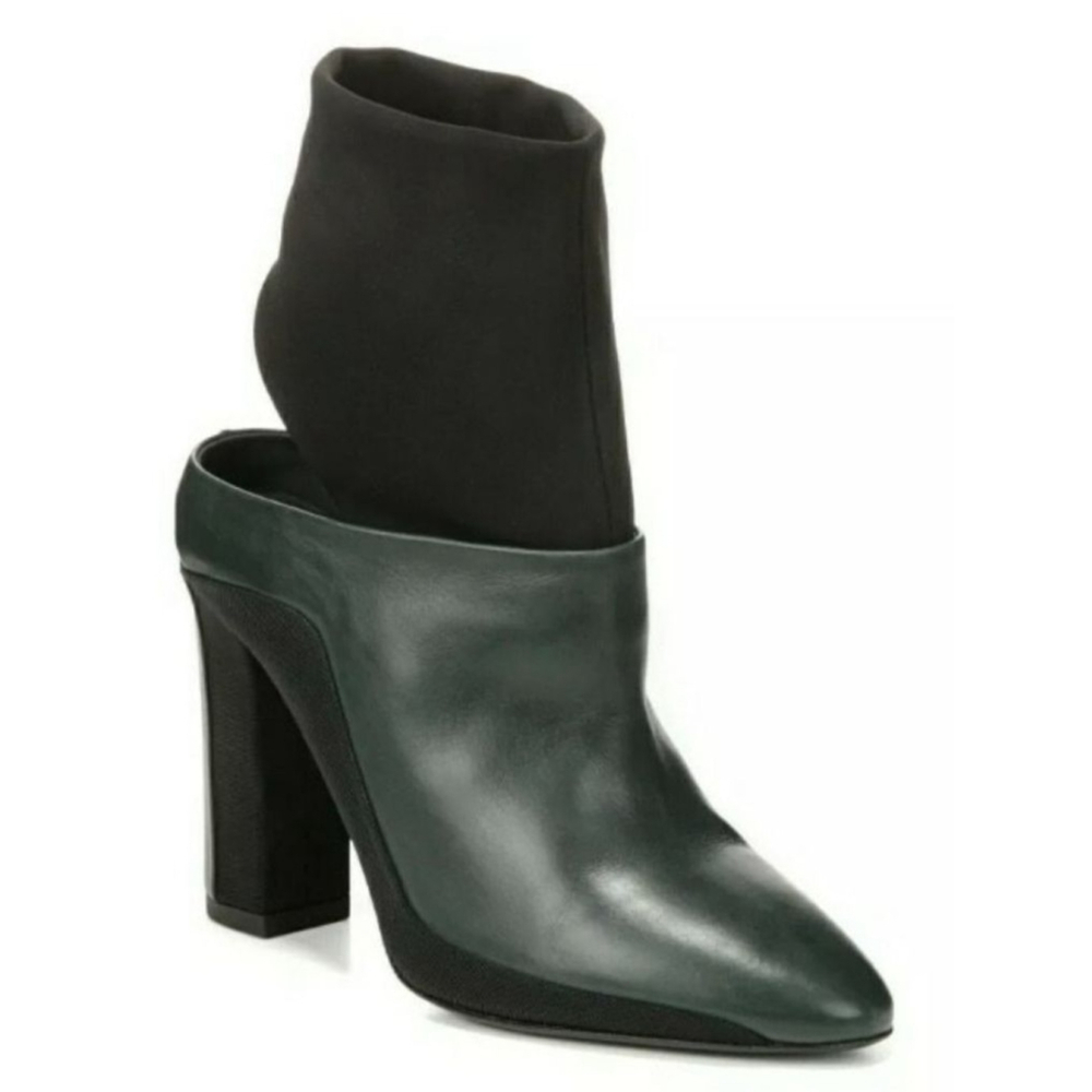 Via Spiga Agyness Ankle Boot Neoprene Cuff w. Leather Size 6M